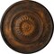 Ekena Millwork Wigan Ceiling Medallion, Hand-Painted Rust, 29 3/4"OD x 1 1/2"P CM29WGRUS - alternate 1
